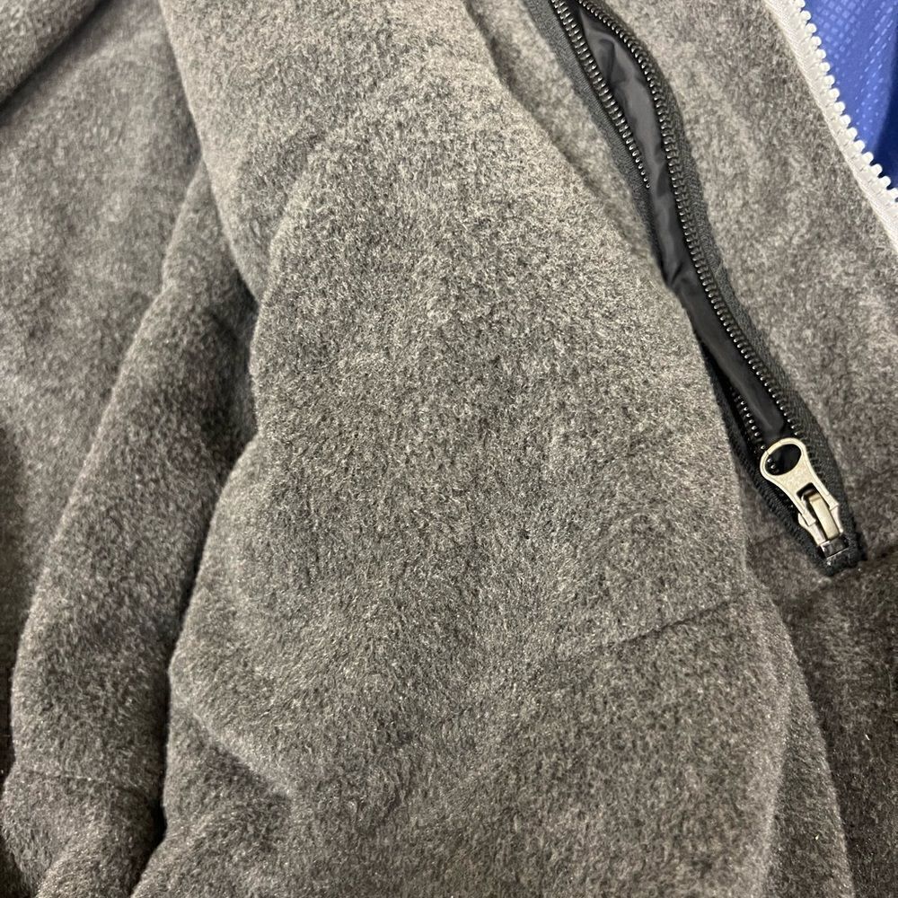 Columbia blue interchange zip up coat with fleece interior size L - Picture 4 of 10